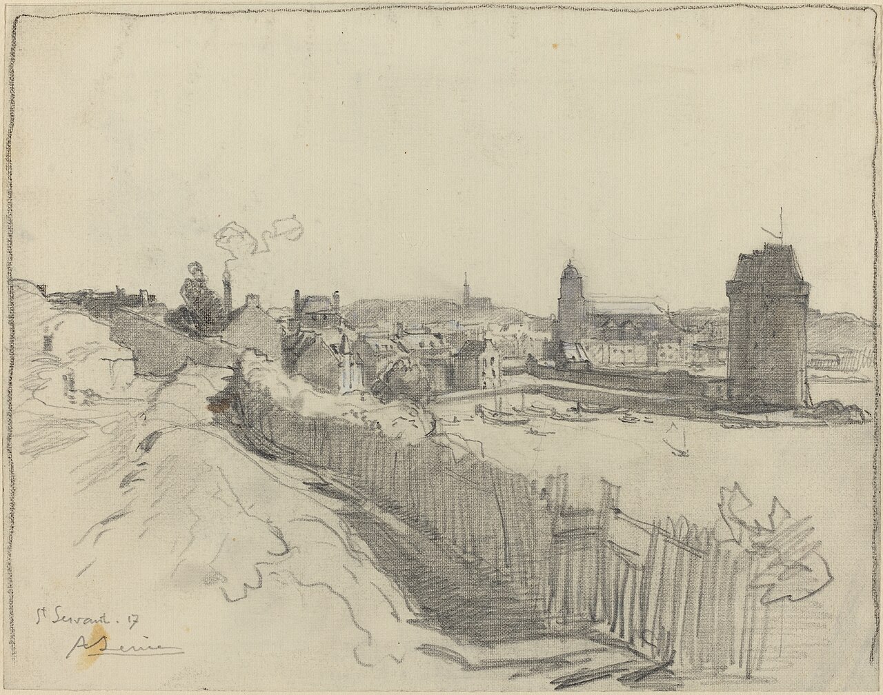 Saint Servan by Auguste-Louis Lepère