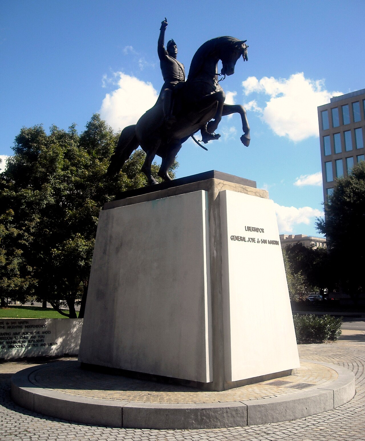 General Jose de San Martin Memorial by Augustin-Alexandre Dumont
