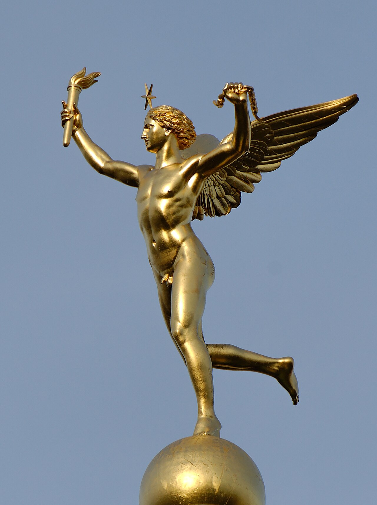 Le Génie de la Liberté by Augustin-Alexandre Dumont