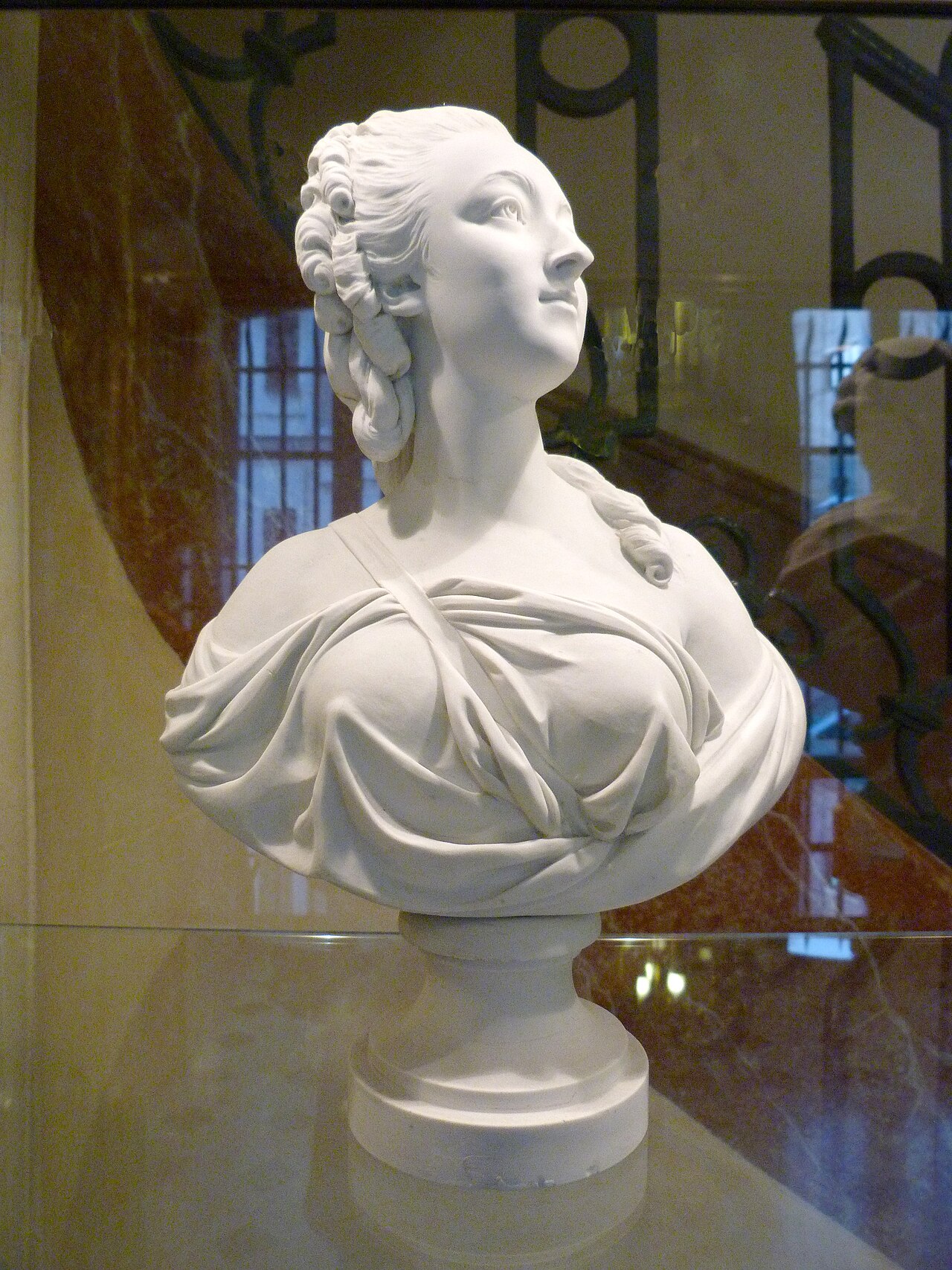 bust of Madame du Barry by Augustin Pajou