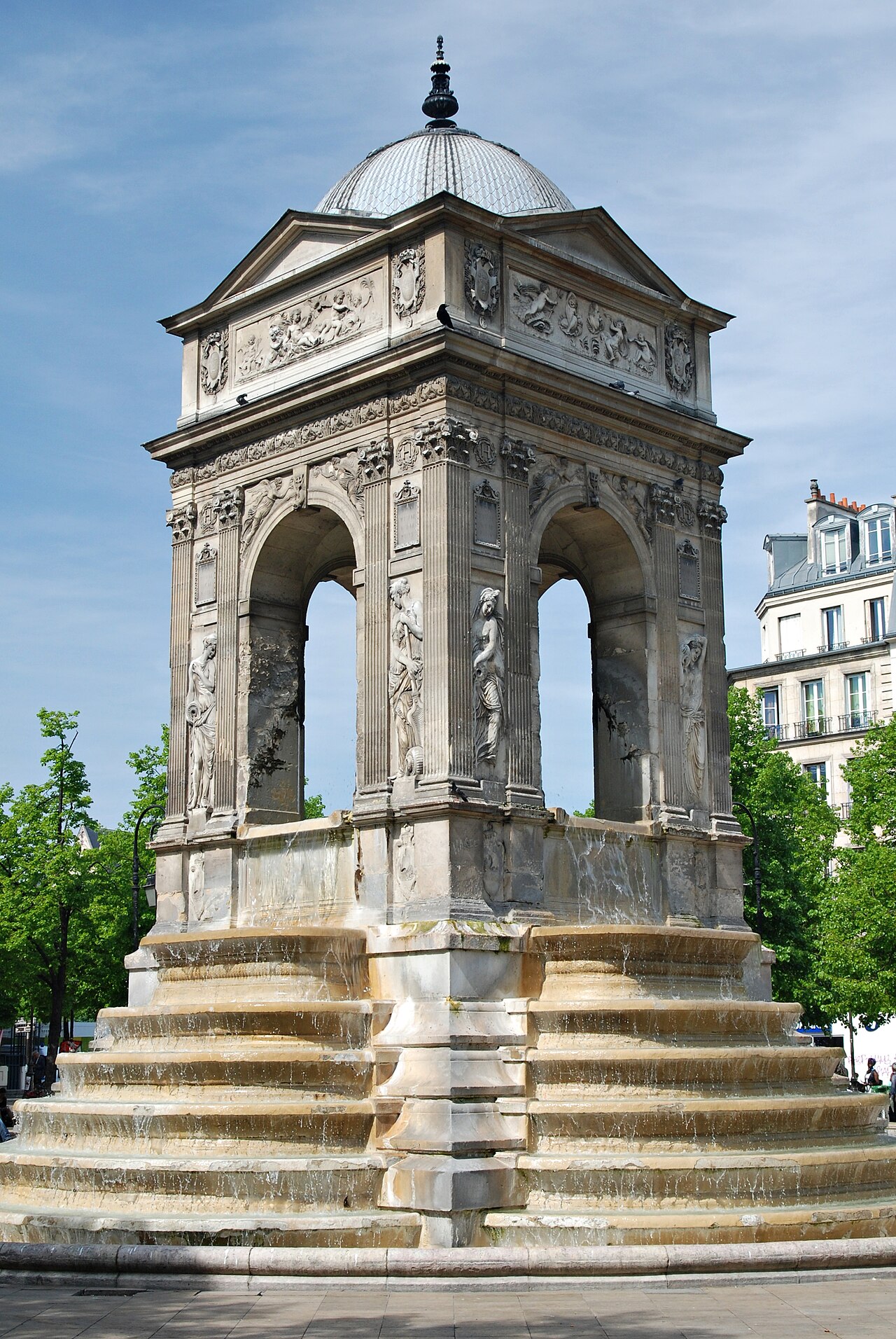 fontaine des Innocents by Augustin Pajou