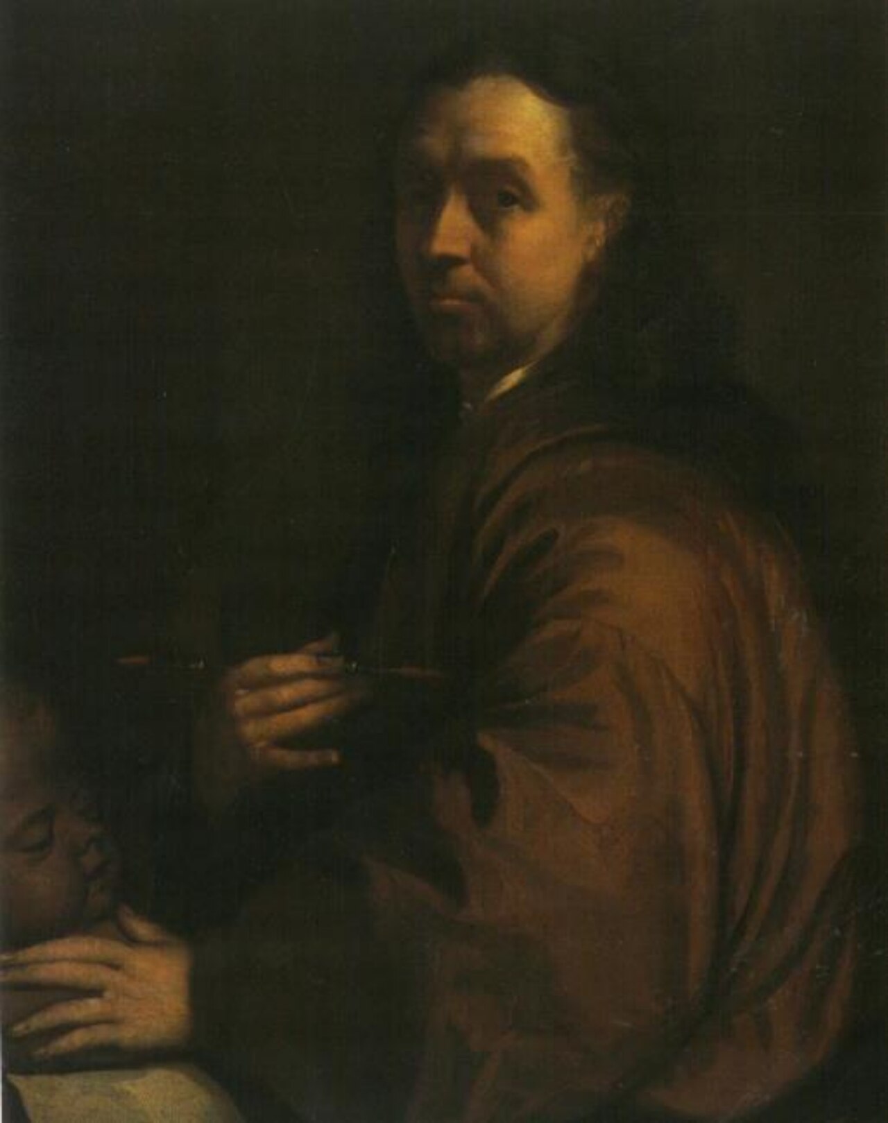 Self-portrait by Augustinus Terwesten