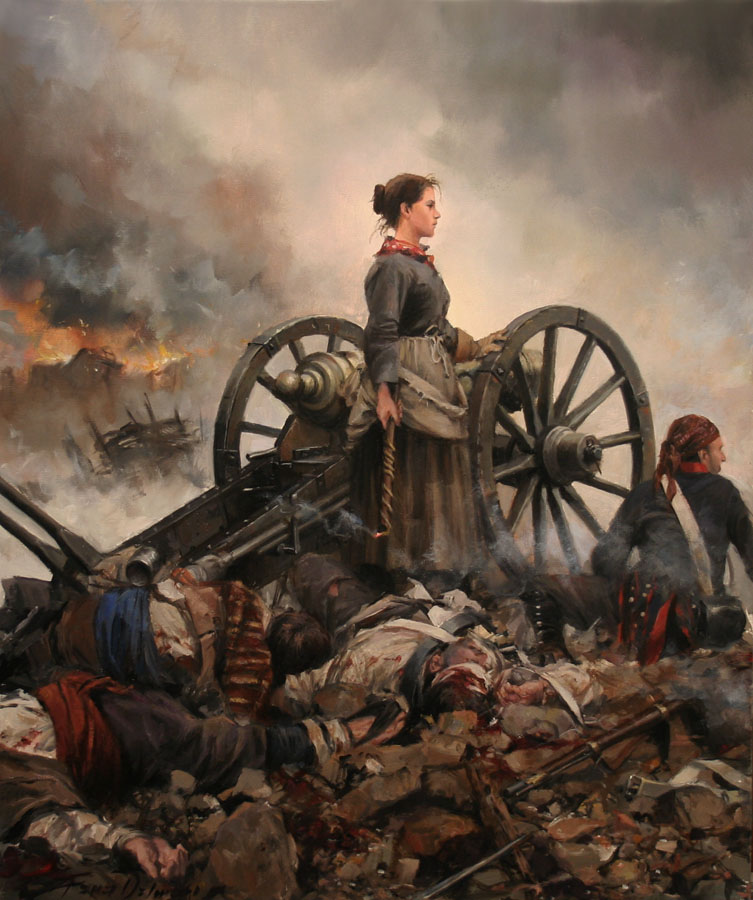 Agustina de Aragon by Augusto Ferrer-Dalmau