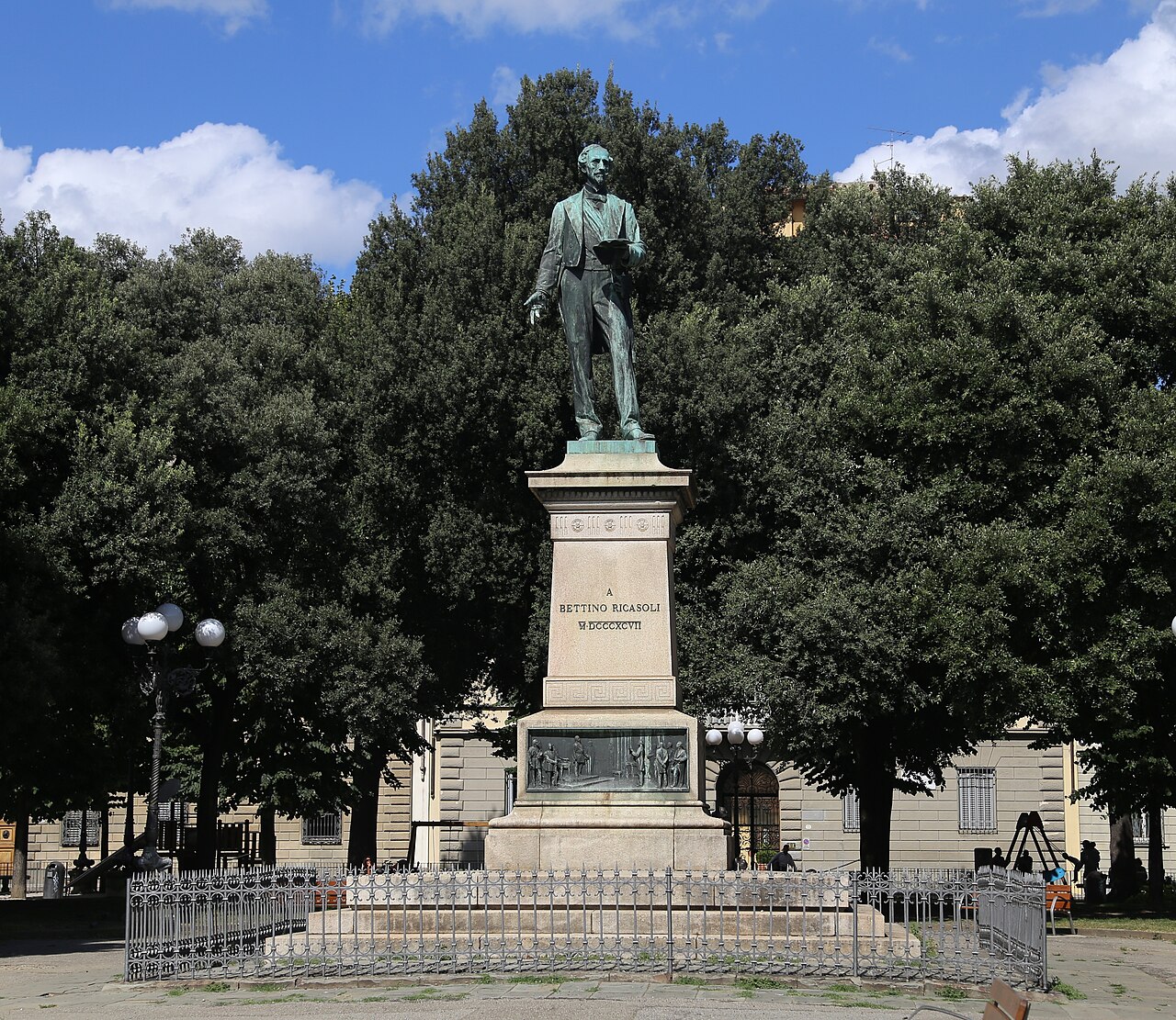 Monument to Bettino Ricasoli, Florence by Augusto Rivalta