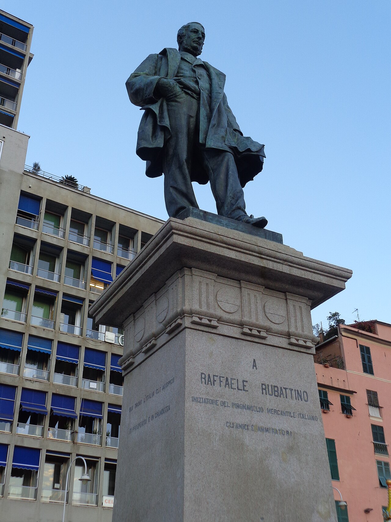 monument to Raffaele Rubattino by Augusto Rivalta