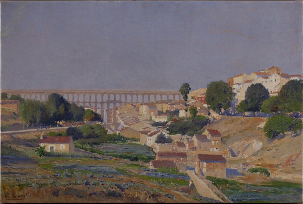 Segovia from the Boceguillas Road by Aureliano de Beruete y Moret