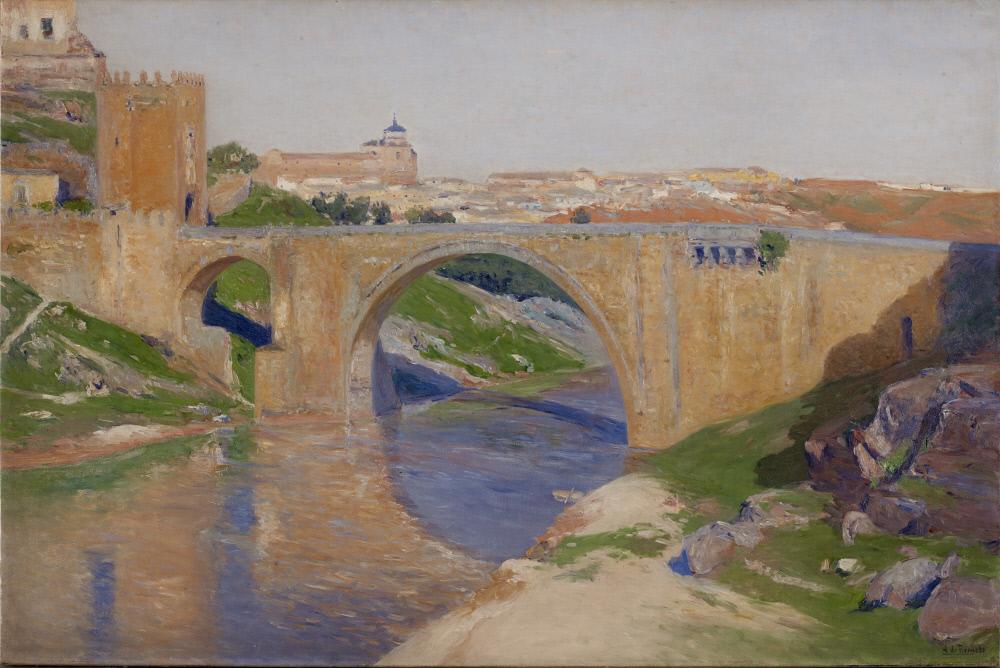 The Bridge of Alcántara, Toledo by Aureliano de Beruete y Moret