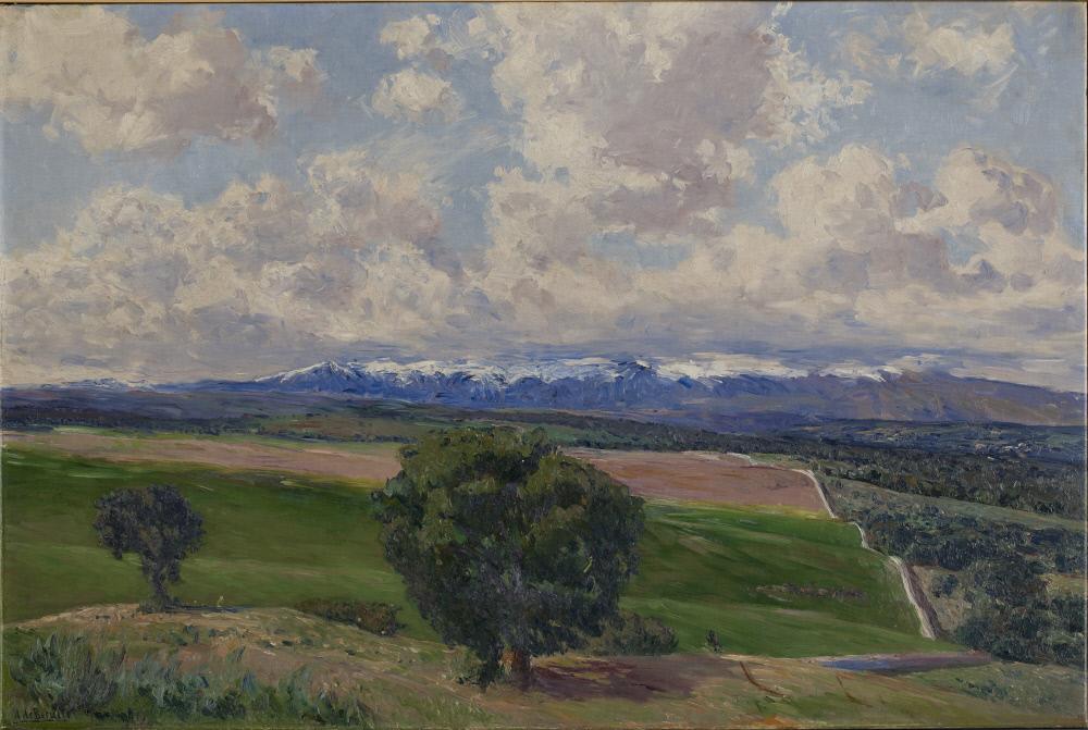 View of the Guadarrama Mountains by Aureliano de Beruete y Moret