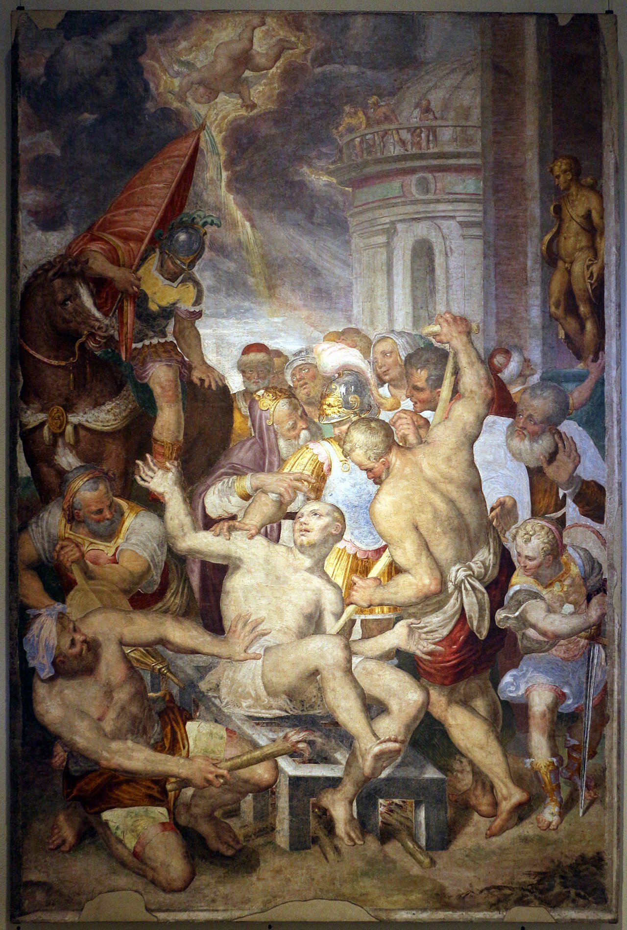 Episode from the martyrdom of St. Vincent by Aurelio Luini