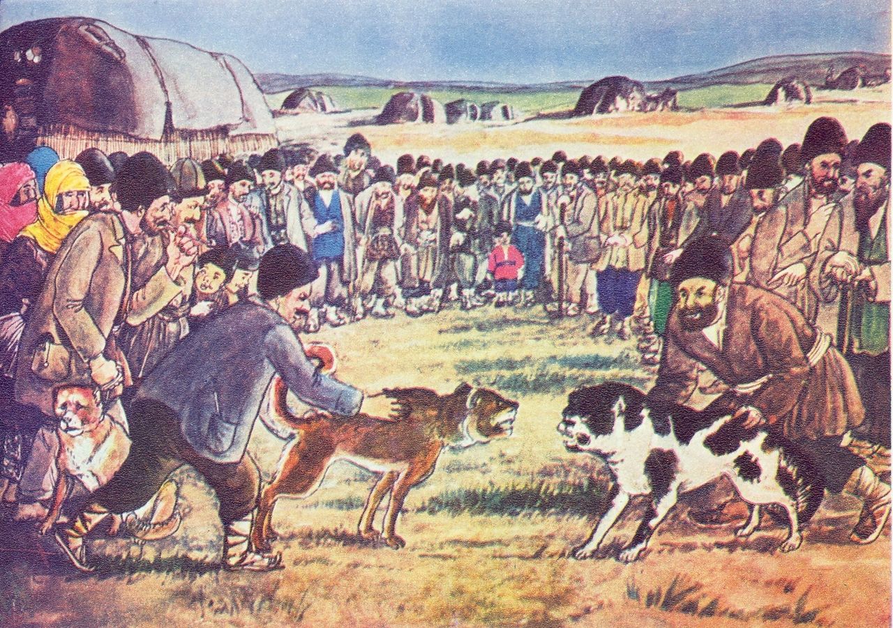 Battle of the Dogs by Azim Azimzade