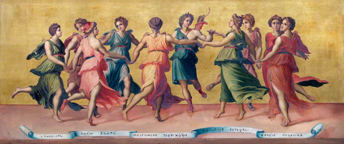 Dance of Apollo and the Muses by Baldassare Peruzzi
