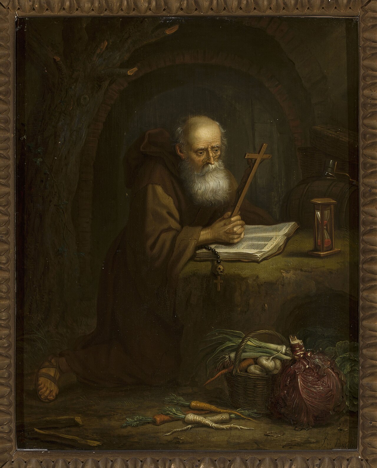A Hermit at Prayer by Balthasar Beschey