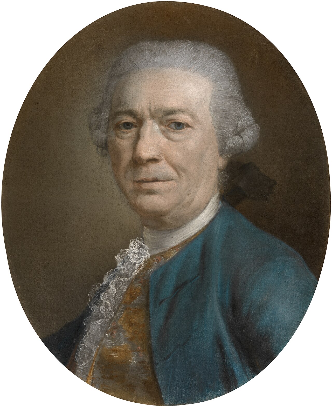 Portrait of the painter Martinus Josephus Geeraerts by Balthasar Beschey