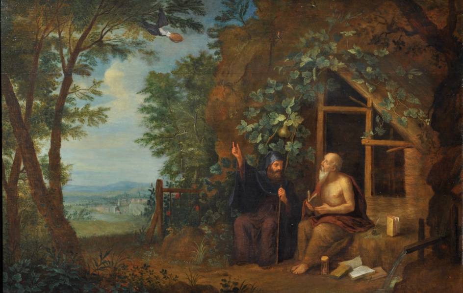 Saint Paul and Saint Anthony by Balthasar Beschey
