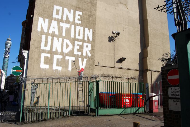 One Nation Under CCTV by Banksy