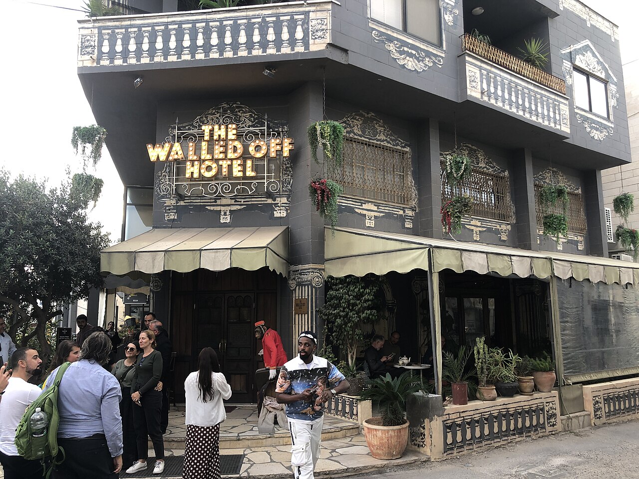The Walled Off Hotel by Banksy