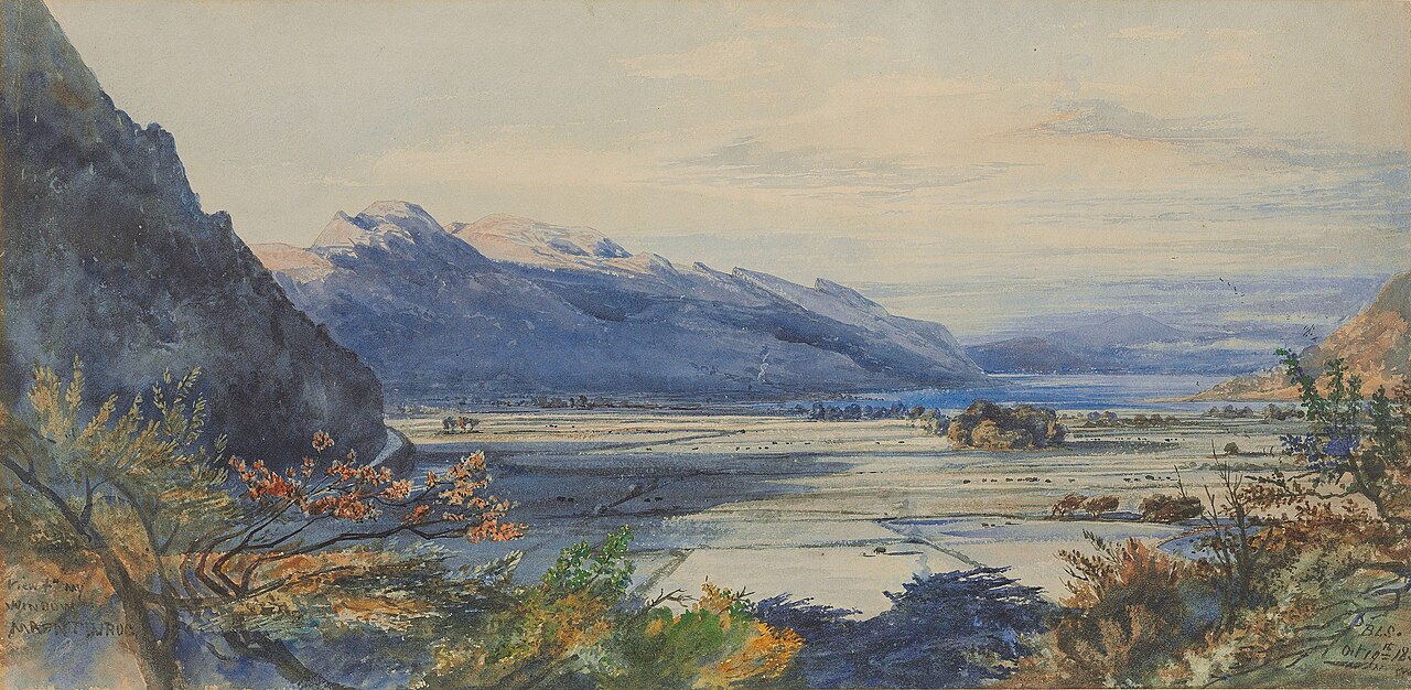 View from my window: Maentwrog, Snowdonia, Wales by Barbara Bodichon