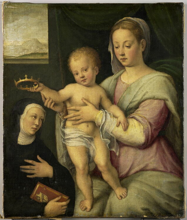 Virgin and Child with Saint by Barbara Longhi