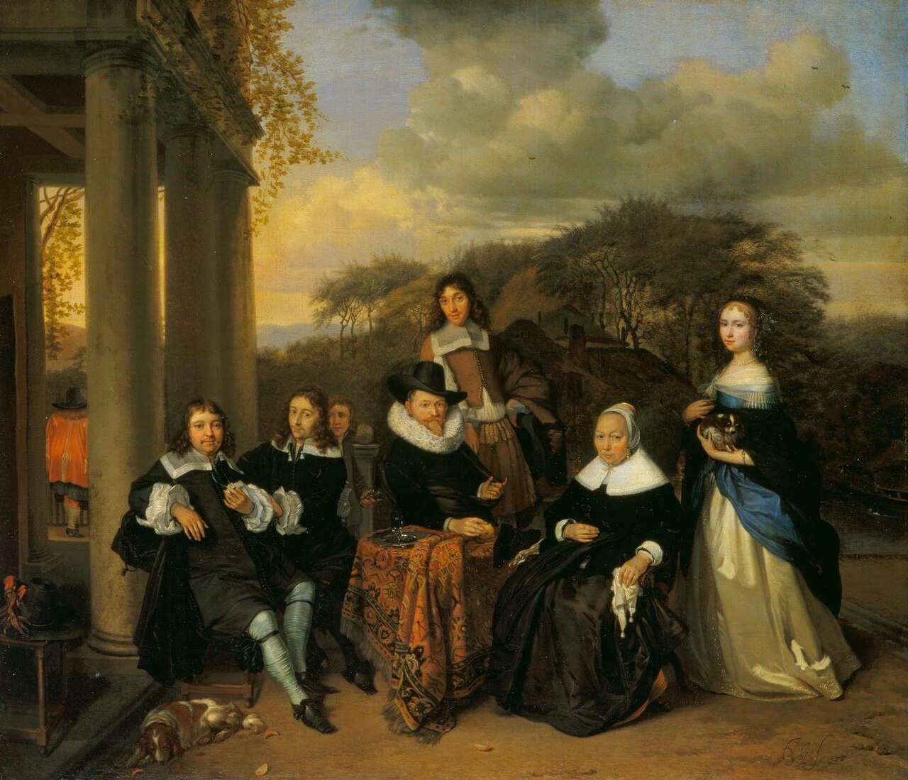 A Family Group by Barend Graat