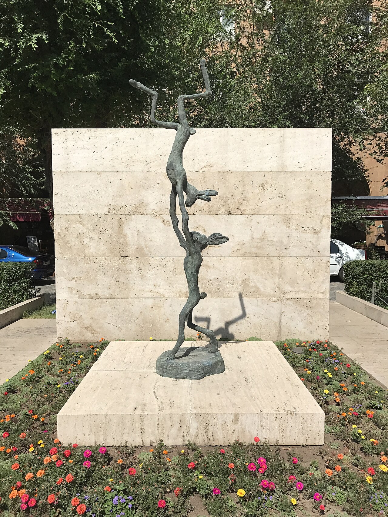 Acrobats by Barry Flanagan