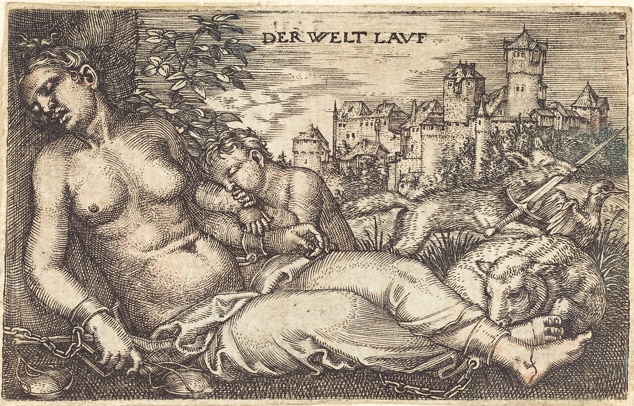 "Der Welt Lavf" (Sleeping Justice) by Barthel Beham