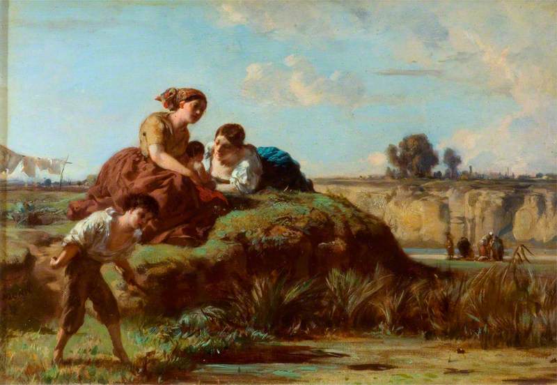 Catching Frogs by Barthélemy Menn