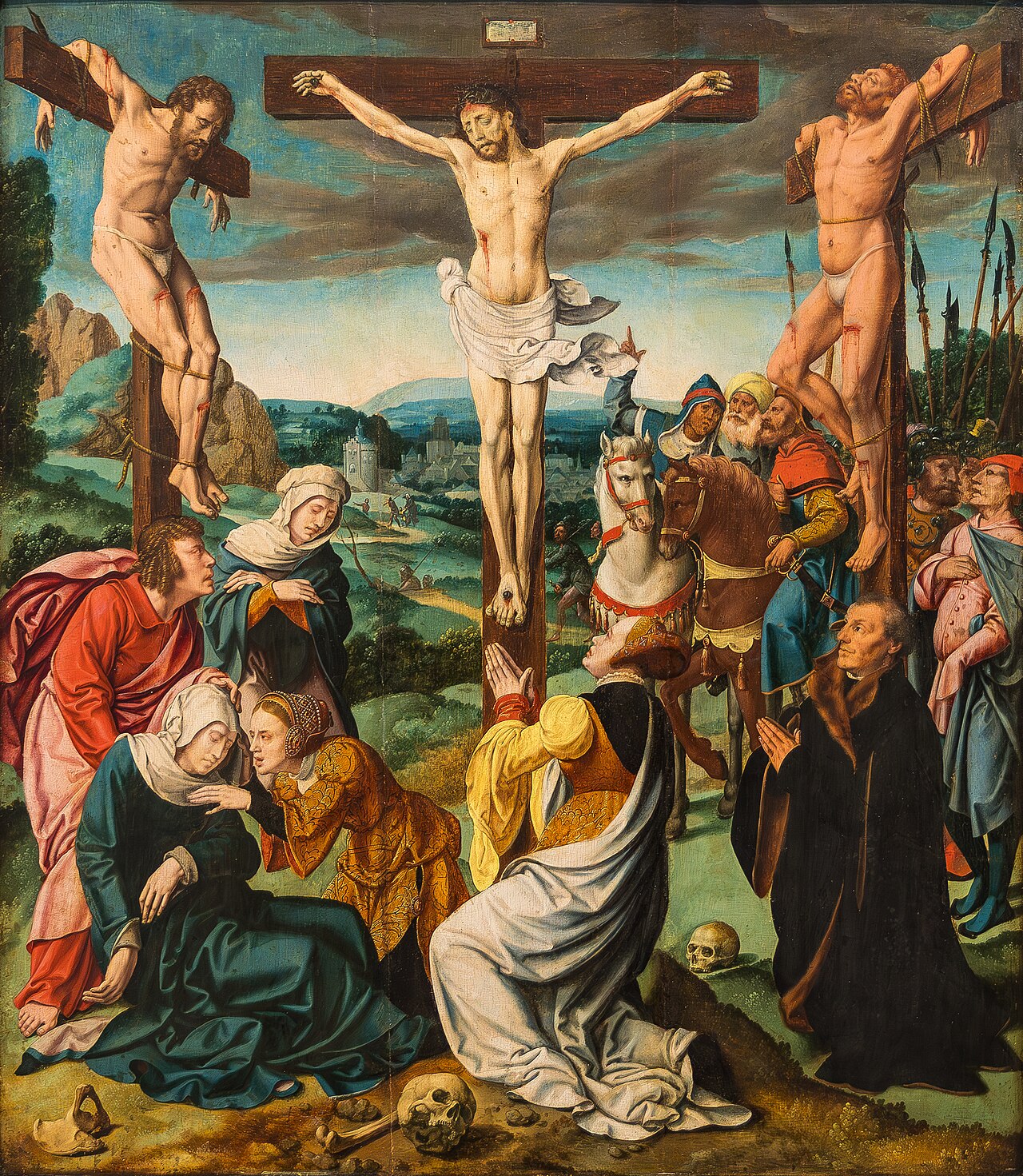 Crucifixion by Bartholomaeus Bruyn the Elder