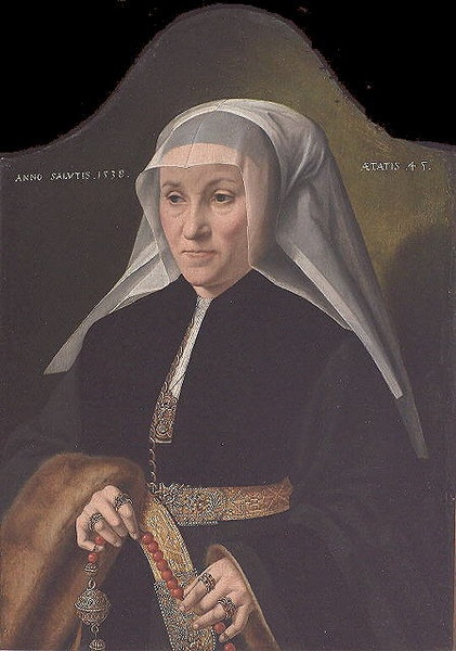 Portrait of a Woman by Bartholomaeus Bruyn the Elder