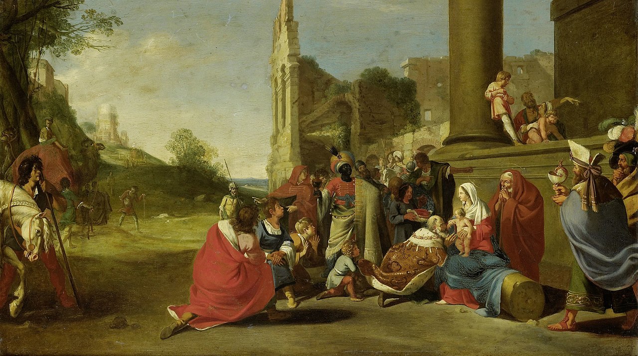 The adoration of the magi by Bartholomeus Breenbergh