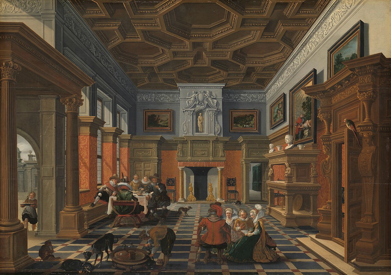 Interior with a Company by Bartholomeus van Bassen