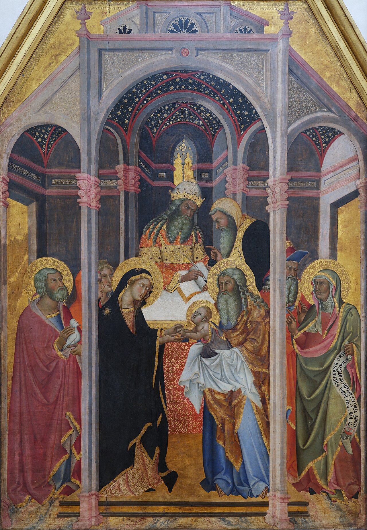 The Presentation at the Temple by Bartolo di Fredi