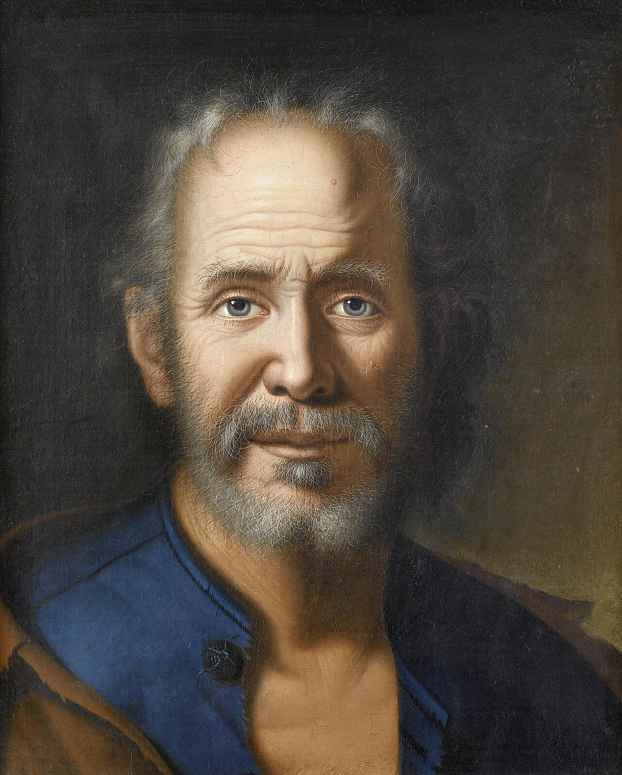 The head of a bearded man by Bartolomé Montalvo