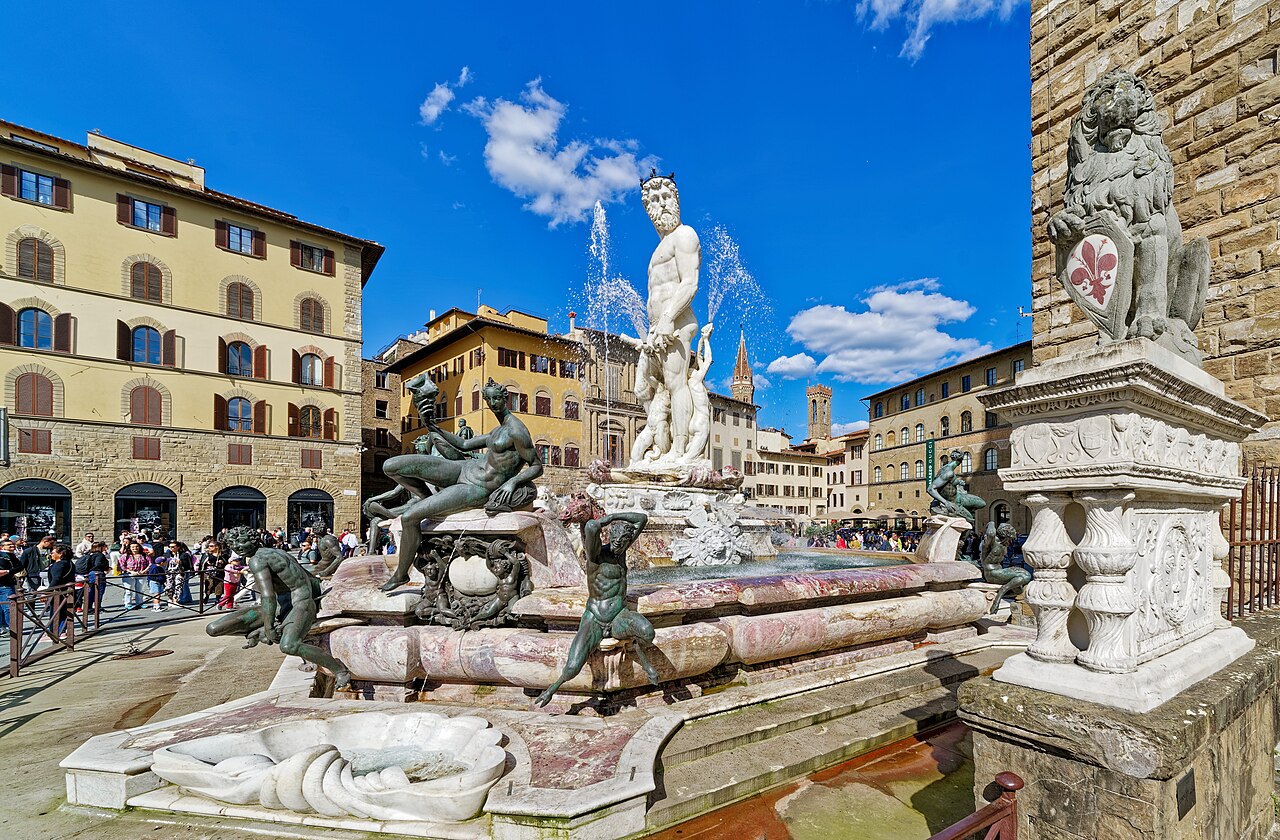 Fountain of Neptune by Bartolomeo Ammannati