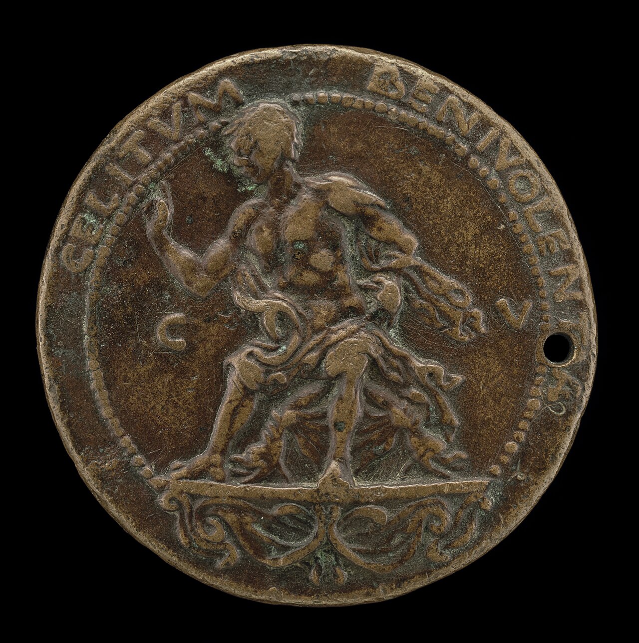 Roselli Seated on a Bracket [reverse] by Bartolomeo Bellano