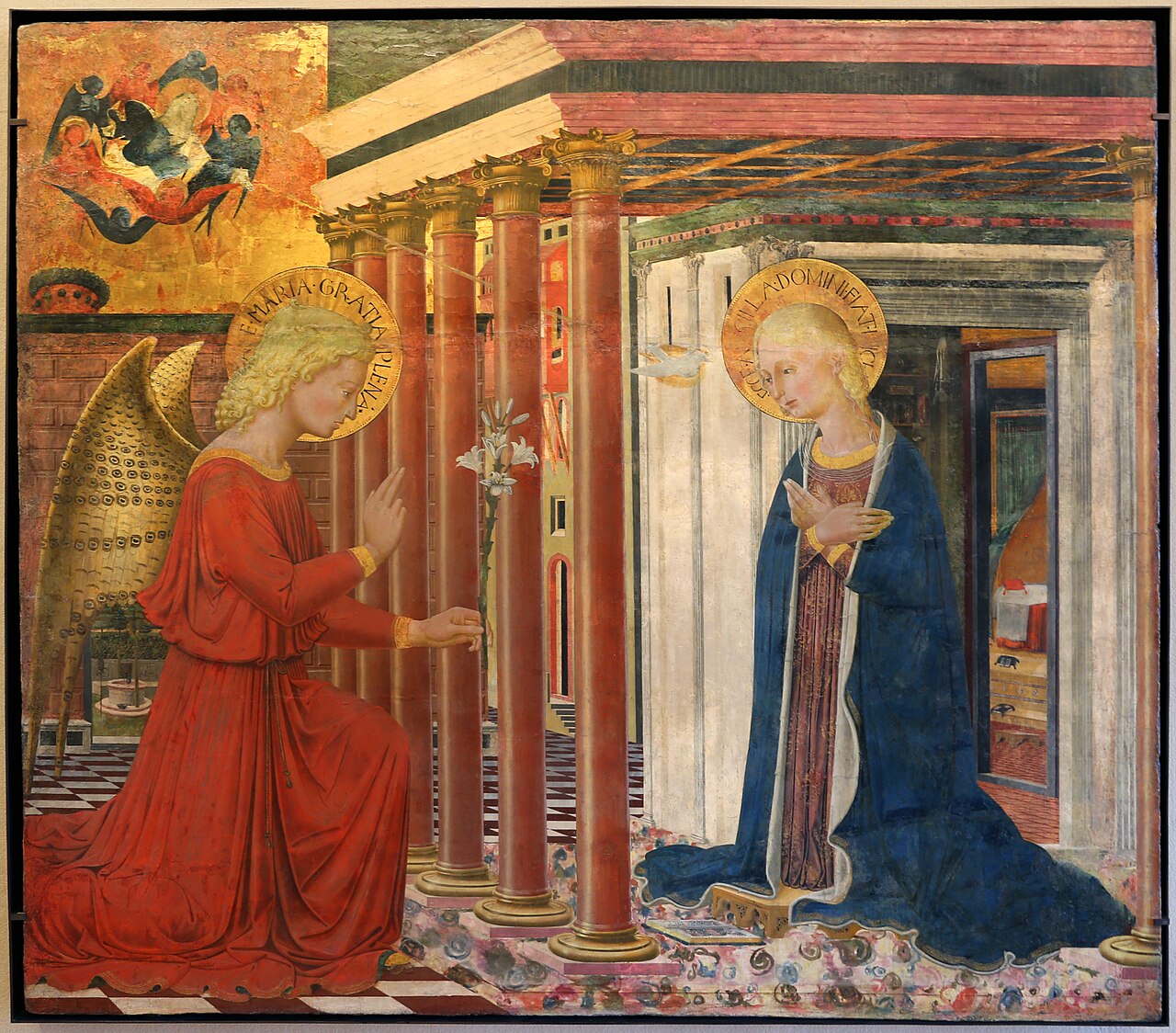 Annunciation by Bartolomeo Caporali