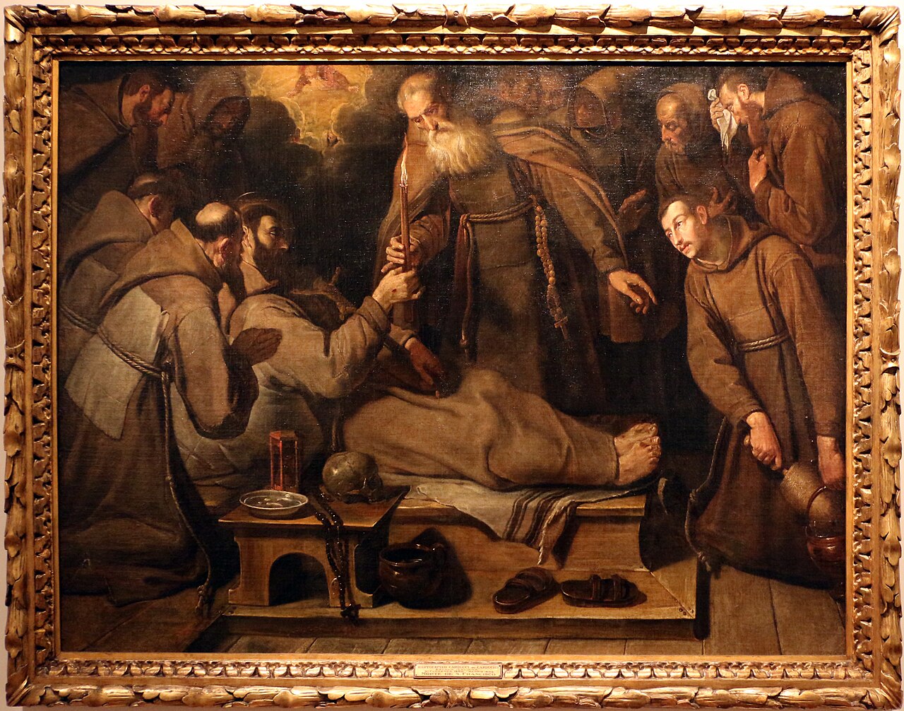 Death of St Francis by Bartolomeo Carducci