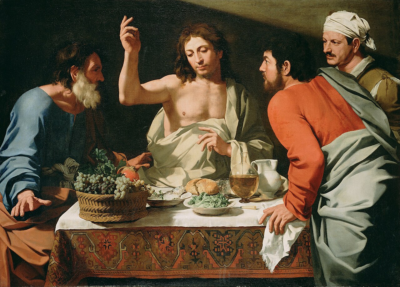The Supper at Emmaus by Bartolomeo Cavarozzi