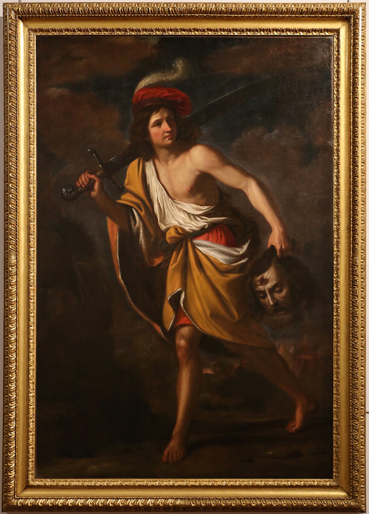 David with the Head of Goliath by Bartolomeo Gennari