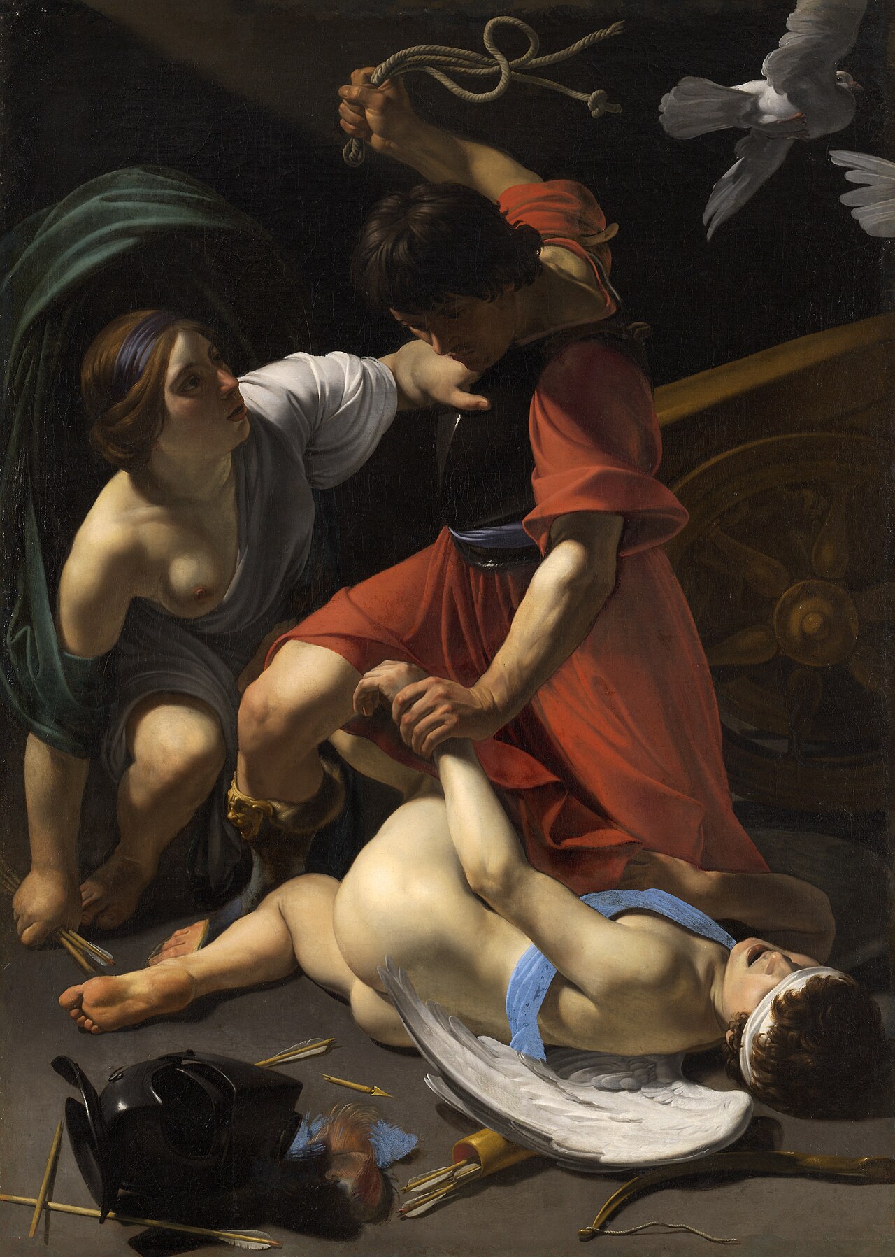 Cupid Chastised by Bartolomeo Manfredi