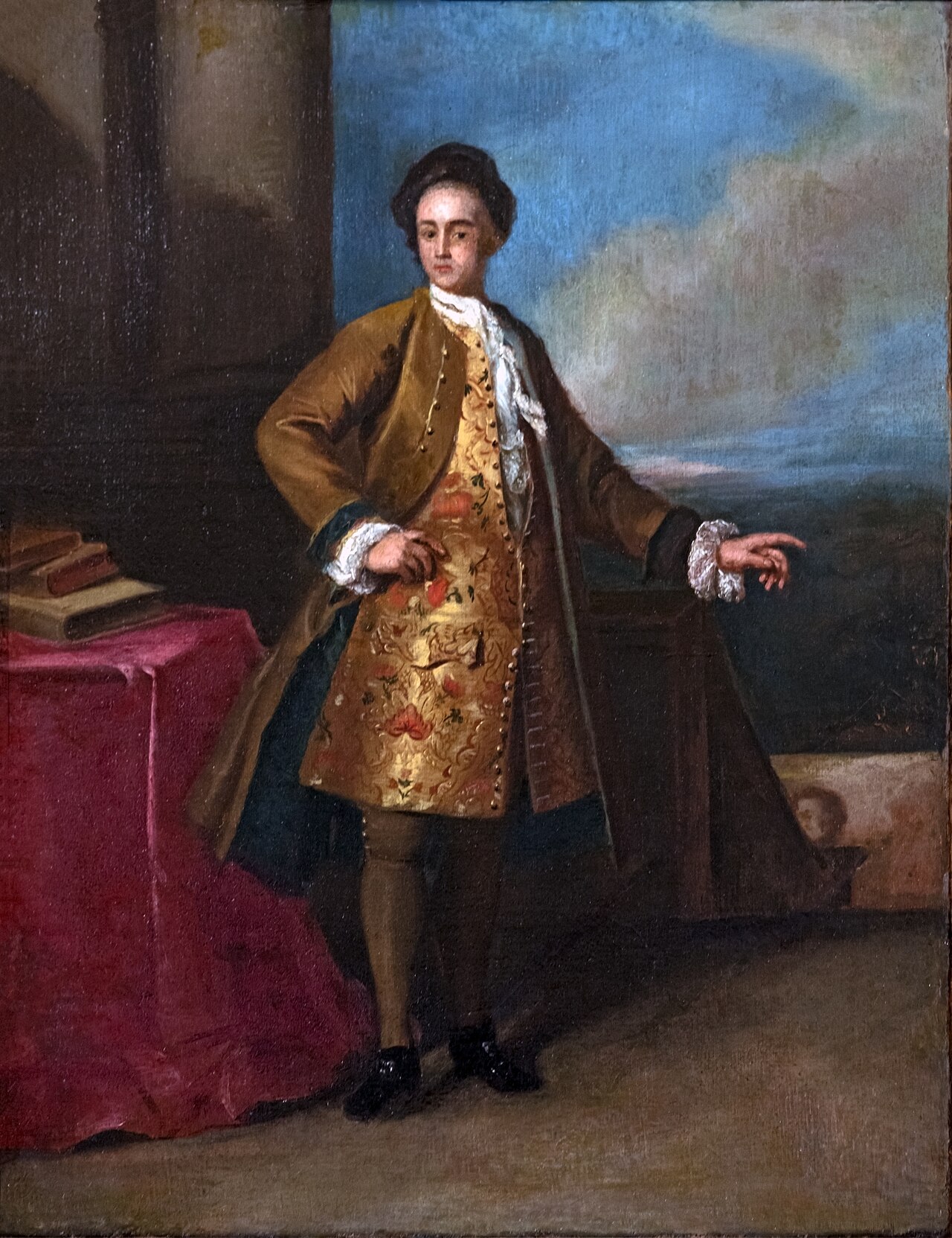 Portrait of Samuel Egerton by Bartolomeo Nazari