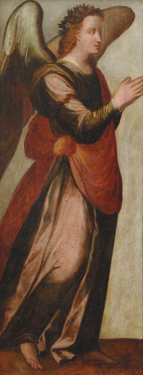 Florentine Angel (panel 1 of 2) by Bartolomeo Neroni