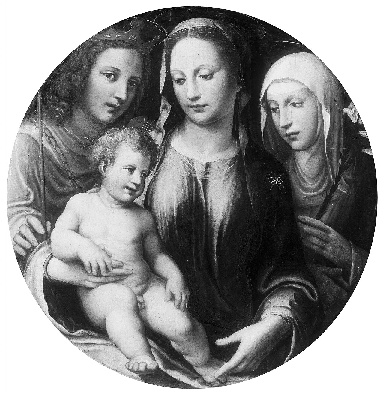 Mary with the child and two saints by Bartolomeo Neroni
