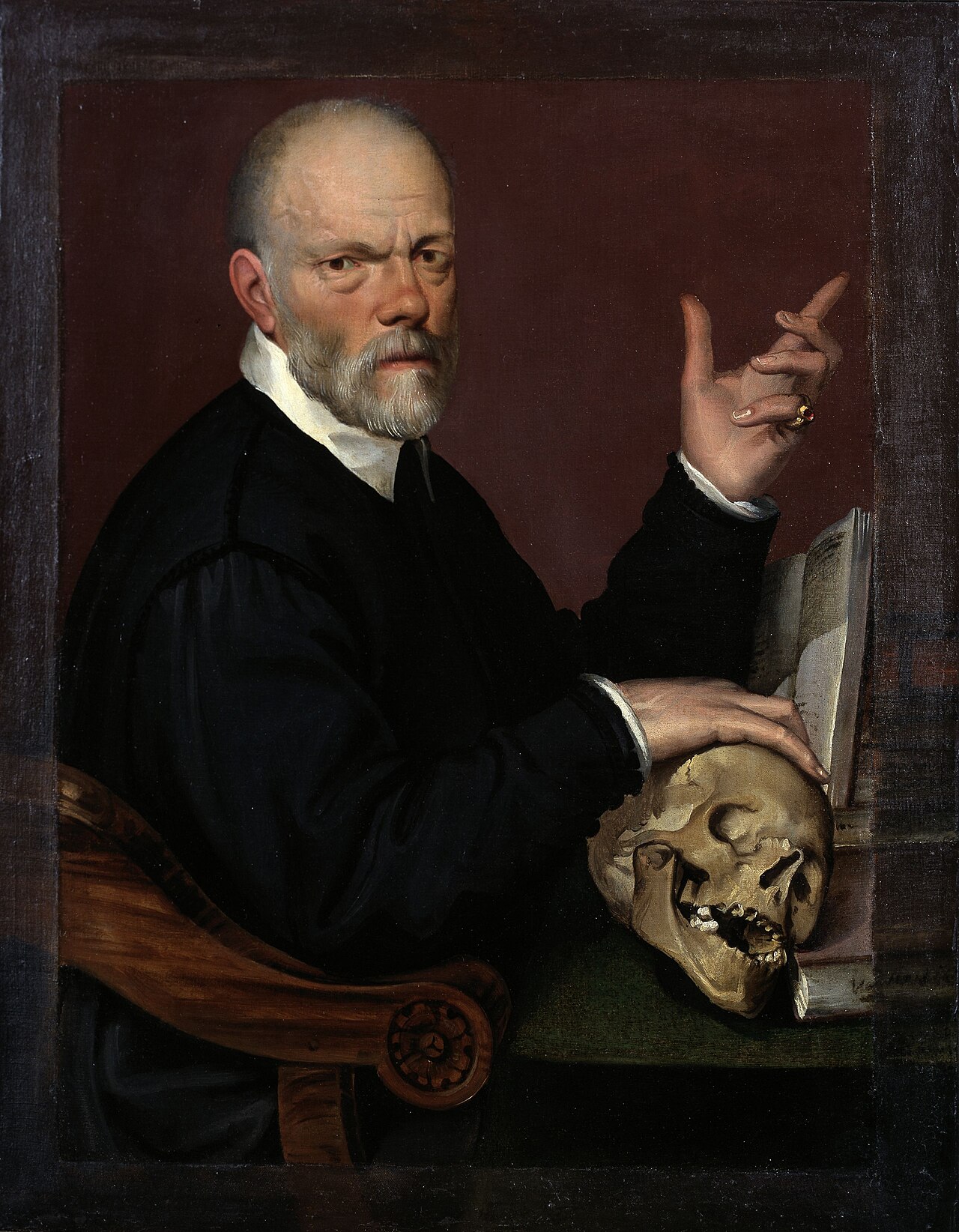 Portrait of the Physician Carlo Fontana by Bartolomeo Passarotti