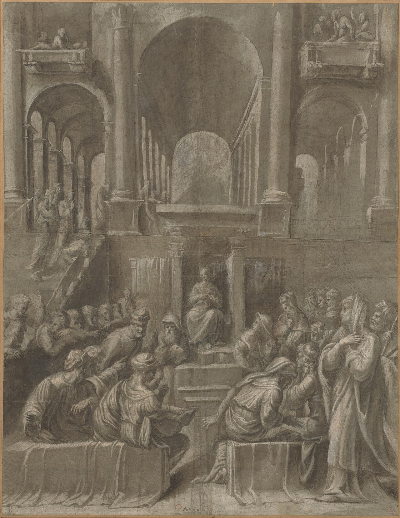 Christ among the Doctors by Bartolommeo Ramenghi