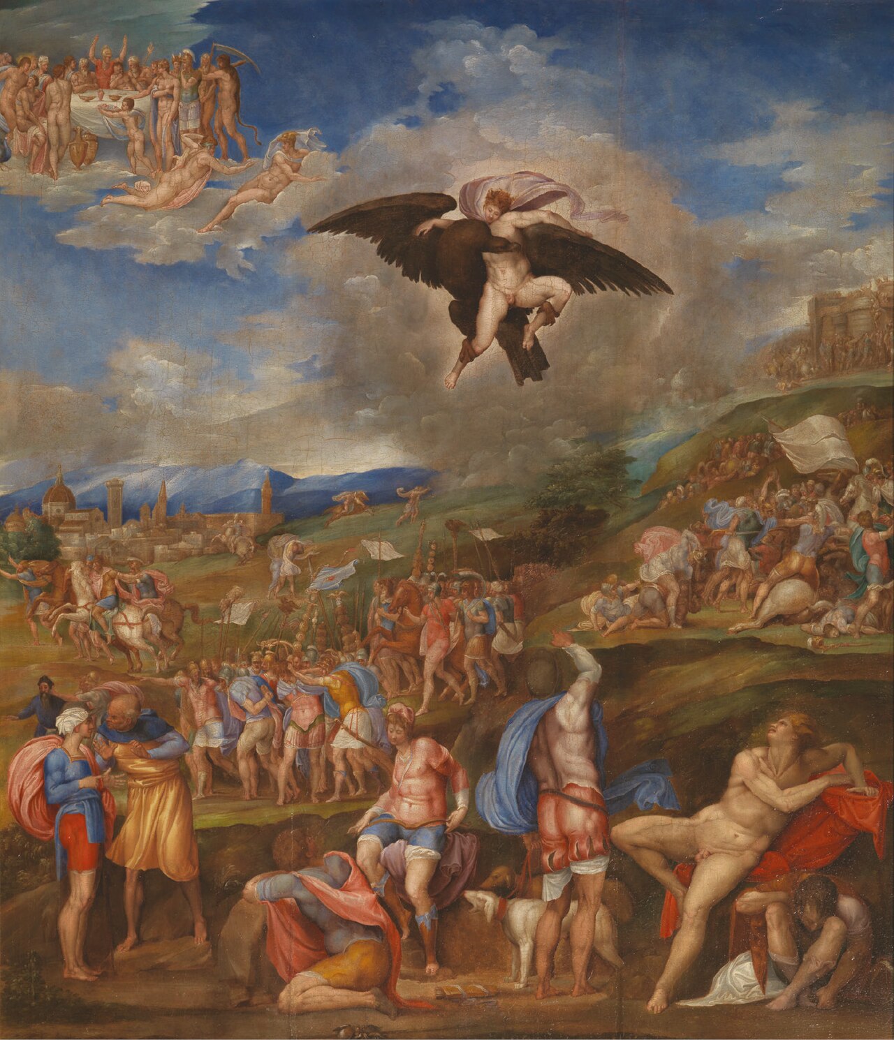 The Battle of Montemurlo by Battista Franco Veneziano