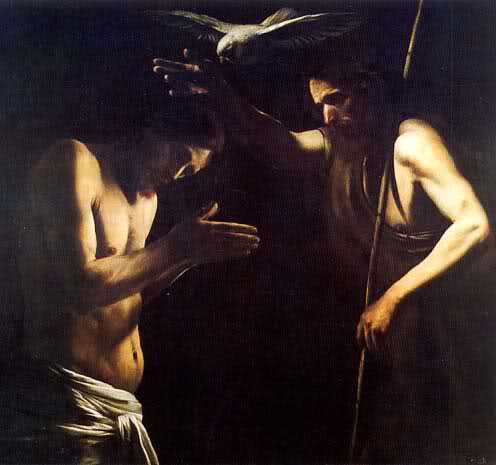The Baptism of Christ by Battistello Caracciolo