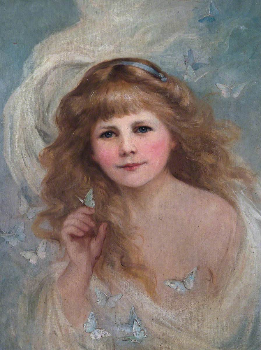 Bacchante with Butterflies by Beatrice Offor