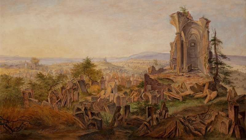 A Jewish Cemetery in Open Country by Bedřich Havránek
