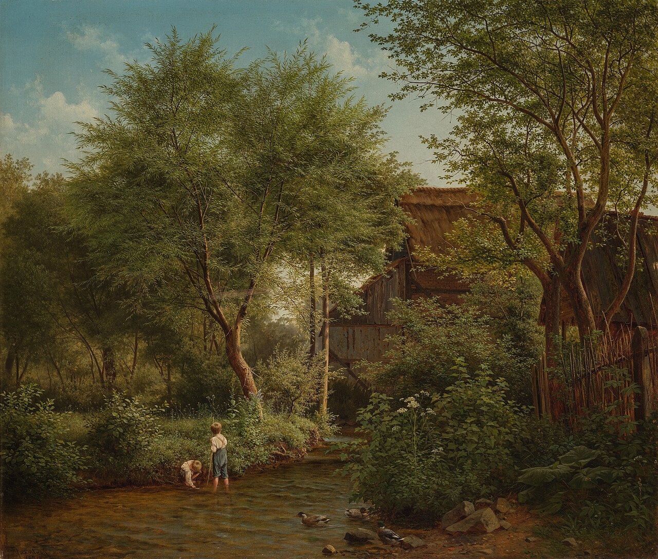 By the Brook by Bedřich Havránek