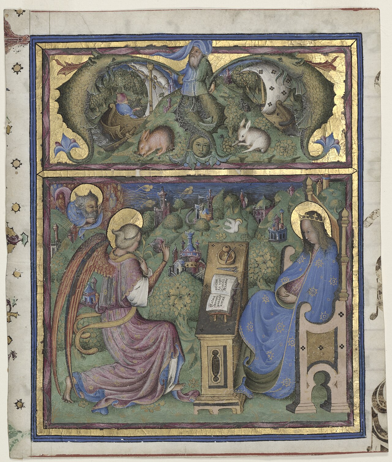Annunciation by Belbello da Pavia
